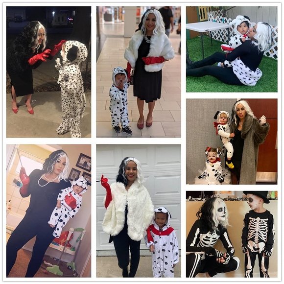 Synthetic Black & White 14‘’ Short Bob Wavy Wig Cosplay, Party Wig New - Picture 5 of 6